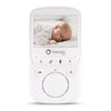 Video monitor, Lionelo, Babyline 5.1, Wireless, Cu 8 cantece de leagan, Cu doua camere independente, Mod nocturn, Utilizare 24 h fara incarcare, Alb