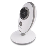 Video monitor, Lionelo, Babyline 5.1, Wireless, Cu 8 cantece de leagan, Cu doua camere independente, Mod nocturn, Utilizare 24 h fara incarcare, Alb