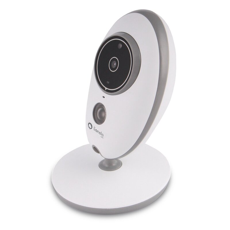 Video monitor, Lionelo, Babyline 5.1, Wireless, Cu 8 cantece de leagan, Cu doua camere independente, Mod nocturn, Utilizare 24 h fara incarcare, Alb - gogobaby.ro