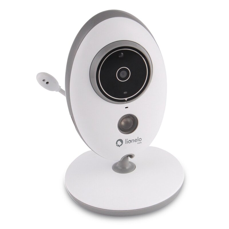 Video monitor, Lionelo, Babyline 5.1, Wireless, Cu 8 cantece de leagan, Cu doua camere independente, Mod nocturn, Utilizare 24 h fara incarcare, Alb - gogobaby.ro