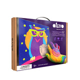 Set pictura cu argila usoara, 29*29 cm - Owl
