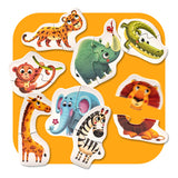 Puzzle pentru copii, 2 Ani+, Puzzlika - Animalutele Africane