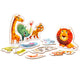 Puzzle pentru copii, 2 Ani+, Puzzlika - Animalutele Africane