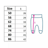 Pantalonasi, New Baby, Cu botosei, Marime 56, Din bumbac 100%, Classic II Grey with stars
