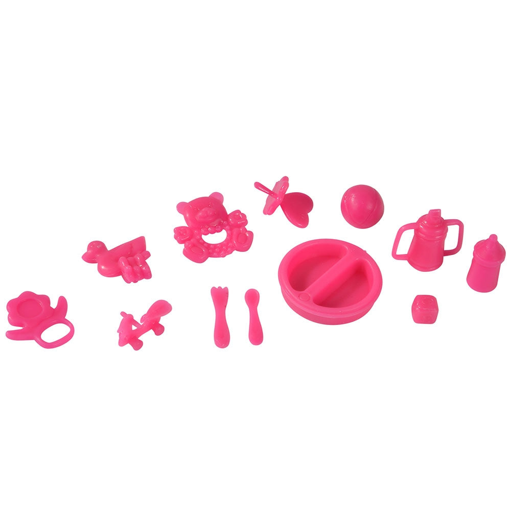 Papusa Simba Steffi Love Baby Walk 29 cm mov cu carucior si accesorii - gogobaby.ro
