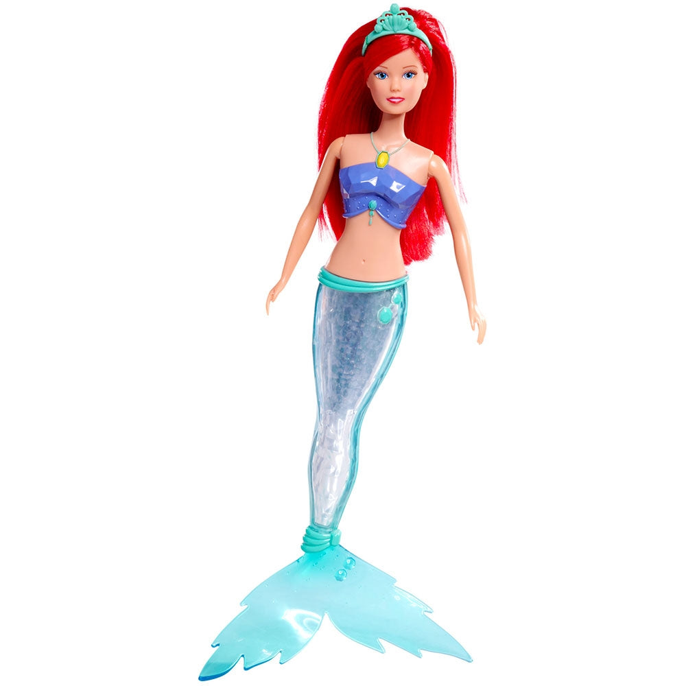 Papusa Simba Steffi Love Sparkle Mermaid 29 cm cu lumini - gogobaby.ro