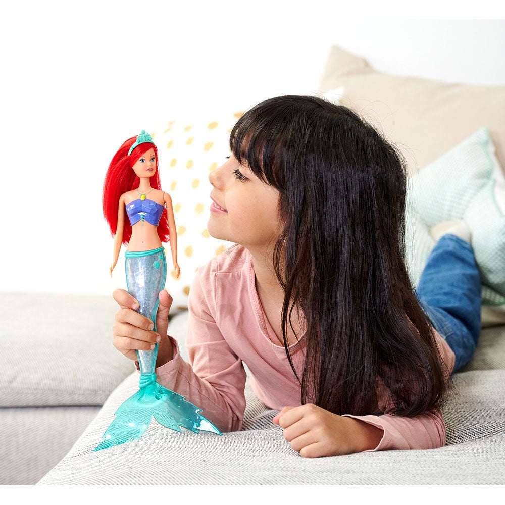 Papusa Simba Steffi Love Sparkle Mermaid 29 cm cu lumini - gogobaby.ro