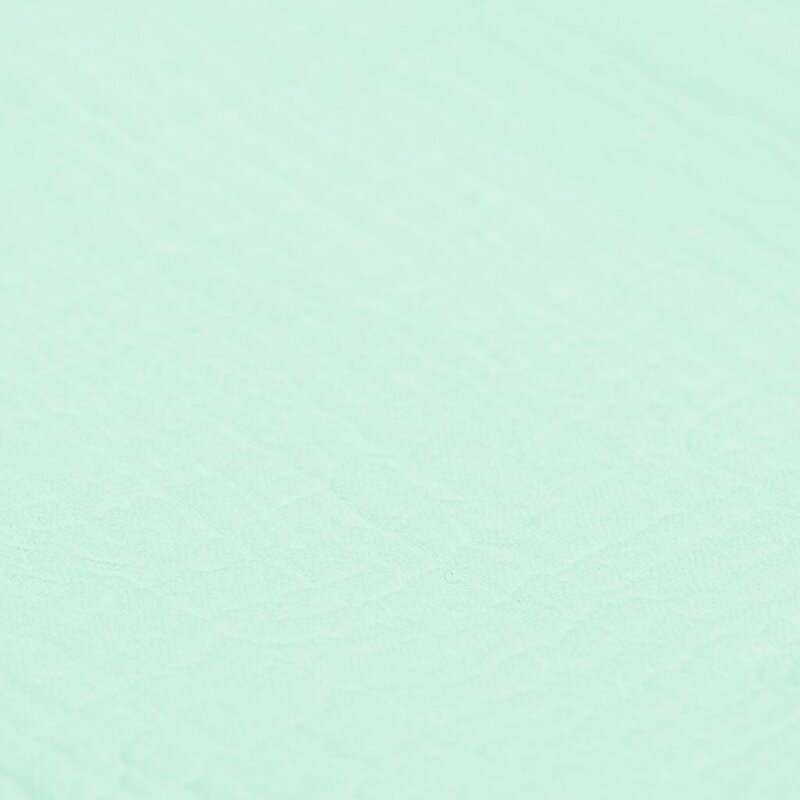 Paturica bebe, New Baby, 70x100 cm, Din muselina, 100% bumbac certificat Oeko Tex Standard 100, Mint