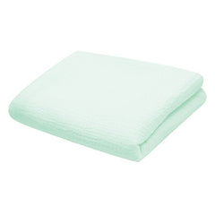 Paturica bebe, New Baby, 70x100 cm, Din muselina, 100% bumbac certificat Oeko Tex Standard 100, Mint