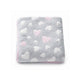Paturica bebe, New Baby, 80x90 cm, Pufoasa, Pink Heart