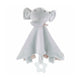 Paturica, Free2Play, Elephant, Moale, Cu zornaitoare, Cu jucarie dentitie, 33 x 33 x 8 cm, Grey