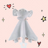 Paturica, Free2Play, Elephant, Moale, Cu zornaitoare, Cu jucarie dentitie, 33 x 33 x 8 cm, Grey