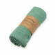 Paturica moale bebe, New Baby, Cu multiple intrebuintari, 60x60 cm, Din muselina, 100% bumbac organic, Green
