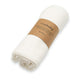 Paturica moale bebe, New Baby, Cu multiple intrebuintari, 60x60 cm, Din muselina, 100% bumbac organic, White