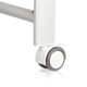 Patut balansoar, Lionelo, Coral, Cu landou ergonomic detasabil, Functie de balansare integrata, Functie de cantar, Sunete si cantece de leagan, Cu roti, Panou tactil sau telecomanda, 0-9 kg, EN 1130:2019+AC:2020,EN 16890:2017+A1:2021, Alb