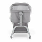 Patut co-sleeper, Feedo, Cu sistem de leganare, Inaltime adjustabila pana la 57-69 cm, sustine pana la 9 kg, 0 luni+ Gri