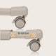 Patut co-sleeper, Lionelo, Aurora, 3 in 1, Cu leganare si setare unghiulara, Cu saltea, 0 luni+, Certificari EN 1130:2019+AC:2020, EN 16890:2, Bej