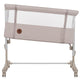 Patut co-sleeper, Lionelo, Aurora, 3 in 1, Cu leganare si setare unghiulara, Cu saltea, 0 luni+, Certificari EN 1130:2019+AC:2020, EN 16890:2, Bej
