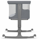 Patut co-sleeper, Lionelo, Aurora, 3 in 1, Cu leganare si setare unghiulara, Saltea cu densitate T25 si geanta transport, Reglabil in 5 pozitii pe inaltime, Pana la 9 kg, 0 luni+, 85x60x66 cm, EN 1130:2019+AC:2020, EN 16890:2, Granit