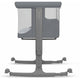 Patut co-sleeper, Lionelo, Aurora, 3 in 1, Cu leganare si setare unghiulara, Saltea cu densitate T25 si geanta transport, Reglabil in 5 pozitii pe inaltime, Pana la 9 kg, 0 luni+, 85x60x66 cm, EN 1130:2019+AC:2020, EN 16890:2, Granit