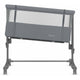 Patut co-sleeper, Lionelo, Aurora, 3 in 1, Cu leganare si setare unghiulara, Saltea cu densitate T25 si geanta transport, Reglabil in 5 pozitii pe inaltime, Pana la 9 kg, 0 luni+, 85x60x66 cm, EN 1130:2019+AC:2020, EN 16890:2, Granit