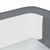 Patut co-sleeper, Lionelo, Aurora, 3 in 1, Cu leganare si setare unghiulara, Saltea cu densitate T25 si geanta transport, Reglabil in 5 pozitii pe inaltime, Pana la 9 kg, 0 luni+, 85x60x66 cm, EN 1130:2019+AC:2020, EN 16890:2, Granit