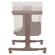 Patut co-sleeper, Lionelo, Aurora, 3 in 1, Cu leganare si setare unghiulara, Saltea cu densitate T25 si geanta transport, Reglabil in 5 pozitii pe inaltime, Pana la 9 kg, 0 luni+, 85x60x66 cm, EN 1130:2019+AC:2020, EN 16890:2, Bej Taupe