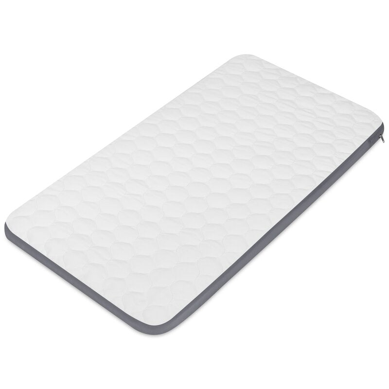 Patut co-sleeper, Lionelo, Aurora, 3 in 1, Cu leganare si setare unghiulara, Saltea cu densitate T25 si geanta transport, Reglabil in 5 pozitii pe inaltime, Pana la 9 kg, 0 luni+, 85x60x66 cm, EN 1130:2019+AC:2020, EN 16890:2, Granit