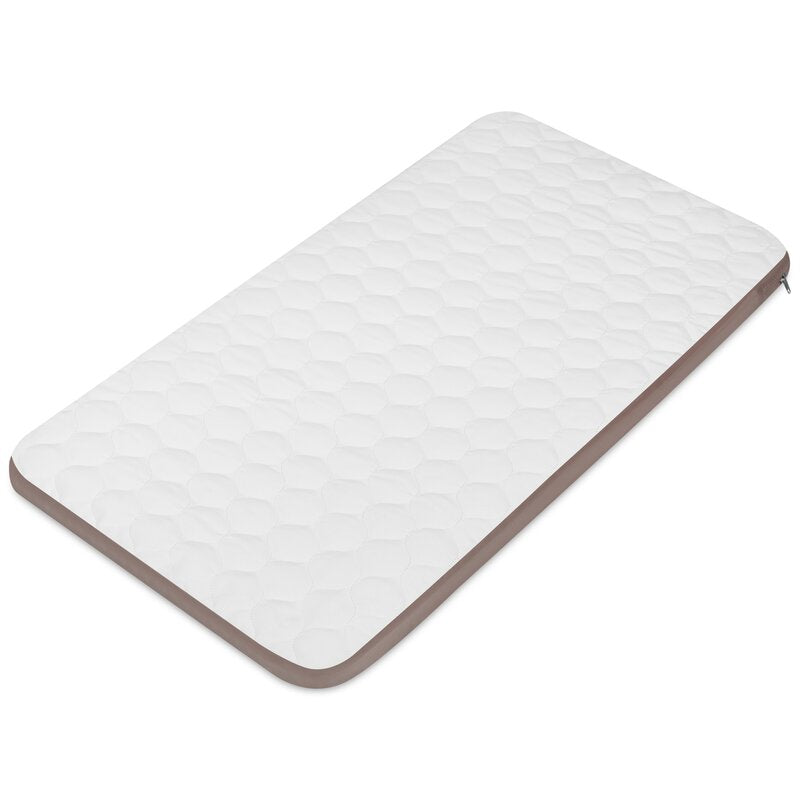 Patut co-sleeper, Lionelo, Aurora, 3 in 1, Cu leganare si setare unghiulara, Saltea cu densitate T25 si geanta transport, Reglabil in 5 pozitii pe inaltime, Pana la 9 kg, 0 luni+, 85x60x66 cm, EN 1130:2019+AC:2020, EN 16890:2, Bej Taupe