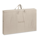 Patut co-sleeper, Lionelo, Jodie, Multifunctional, Reglabil in 6 pozitii pe inaltime, Saltea cu densitate T25, Functie de leganare, Cu plasa de tantari, Buzunar depozitare, Geanta transport, 84x48x70-80 cm, Bej