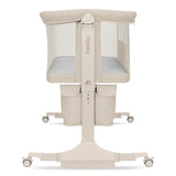 Patut co-sleeper, Lionelo, Jodie, Multifunctional, Reglabil in 6 pozitii pe inaltime, Saltea cu densitate T25, Functie de leganare, Cu plasa de tantari, Buzunar depozitare, Geanta transport, 84x48x70-80 cm, Bej