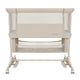 Patut co-sleeper, Lionelo, Jodie, Multifunctional, Reglabil in 6 pozitii pe inaltime, Saltea cu densitate T25, Functie de leganare, Cu plasa de tantari, Buzunar depozitare, Geanta transport, 84x48x70-80 cm, Bej