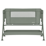 Patut co-sleeper, Lionelo, Leonie Plus, Pliabil, Cu sistem de leganare, Cu setare unghiulara, Reglabil in 6 pozitii pe inaltime, Conform cu standardele europeane de securitate EN1130 si EN16890, Verde