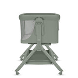 Patut co-sleeper, Lionelo, Leonie Plus, Pliabil, Cu sistem de leganare, Cu setare unghiulara, Reglabil in 6 pozitii pe inaltime, Conform cu standardele europeane de securitate EN1130 si EN16890, Verde