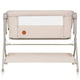Patut co-sleeper, Lionelo, Leonie Plus, Pliabil, Cu sistem de leganare, Cu setare unghiulara, Reglabil in 6 pozitii pe inaltime, Conform cu standardele europeane de securitate EN1130 si EN16890, Bej