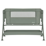Patut co-sleeper, Lionelo, Leonie Plus, Pliabil, Cu sistem de leganare, Cu setare unghiulara, Reglabil in 6 pozitii pe inaltime, Conform cu standardele europeane de securitate EN1130 si EN16890, Verde