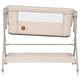 Patut co-sleeper, Lionelo, Leonie Plus, Pliabil, Cu sistem de leganare, Cu setare unghiulara, Reglabil in 6 pozitii pe inaltime, Conform cu standardele europeane de securitate EN1130 si EN16890, Bej