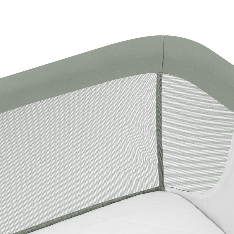 Patut co-sleeper, Lionelo, Leonie Plus, Pliabil, Cu sistem de leganare, Cu setare unghiulara, Reglabil in 6 pozitii pe inaltime, Conform cu standardele europeane de securitate EN1130 si EN16890, Verde