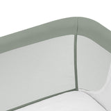 Patut co-sleeper, Lionelo, Leonie Plus, Pliabil, Cu sistem de leganare, Cu setare unghiulara, Reglabil in 6 pozitii pe inaltime, Conform cu standardele europeane de securitate EN1130 si EN16890, Verde