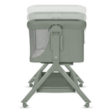 Patut co-sleeper, Lionelo, Leonie Plus, Pliabil, Cu sistem de leganare, Cu setare unghiulara, Reglabil in 6 pozitii pe inaltime, Conform cu standardele europeane de securitate EN1130 si EN16890, Verde