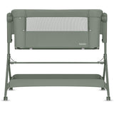 Patut co-sleeper, Lionelo, Leonie Plus, Pliabil, Cu sistem de leganare, Cu setare unghiulara, Reglabil in 6 pozitii pe inaltime, Conform cu standardele europeane de securitate EN1130 si EN16890, Verde