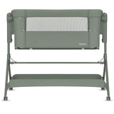 Patut co-sleeper, Lionelo, Leonie Plus, Pliabil, Cu sistem de leganare, Cu setare unghiulara, Reglabil in 6 pozitii pe inaltime, Conform cu standardele europeane de securitate EN1130 si EN16890, Verde