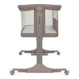 Patut co-sleeper, Lionelo, Pari, Multifunctional, Cu leganare, Reglabil in 6 pozitii pe inaltime, Saltea cu densitate T25, Geanta transport, 84x48x70-80 cm, Taupe