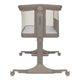 Patut co-sleeper, Lionelo, Pari, Multifunctional, Cu leganare, Reglabil in 6 pozitii pe inaltime, Saltea cu densitate T25, Geanta transport, 84x48x70-80 cm, Taupe
