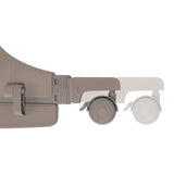 Patut co-sleeper, Lionelo, Pari, Multifunctional, Cu leganare, Reglabil in 6 pozitii pe inaltime, Saltea cu densitate T25, Geanta transport, 84x48x70-80 cm, Taupe