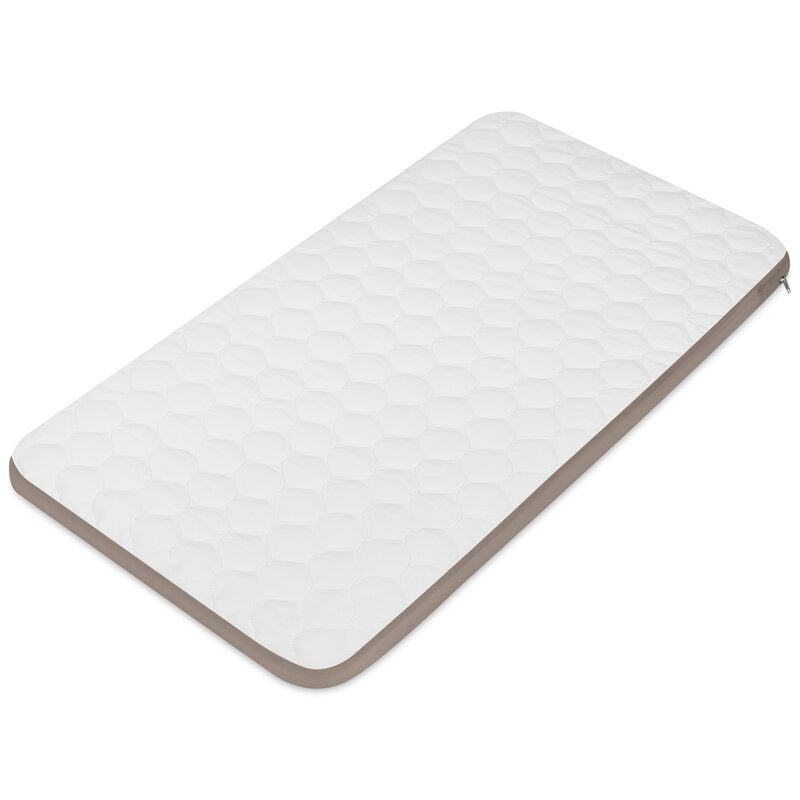 Patut co-sleeper, Lionelo, Pari, Multifunctional, Cu leganare, Reglabil in 6 pozitii pe inaltime, Saltea cu densitate T25, Geanta transport, 84x48x70-80 cm, Taupe - gogobaby.ro