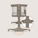 Patut co-sleeper, Lionelo, Pari, Multifunctional, Cu leganare, Reglabil in 6 pozitii pe inaltime, Saltea cu densitate T25, Geanta transport, 84x48x70-80 cm, Taupe