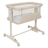 Patut co-sleeper, Lionelo, Pari, Multifunctional, Cu leganare, Reglabil in 6 pozitii pe inaltime, Saltea cu densitate T25, Geanta transport, 84x48x70-80 cm, Bej