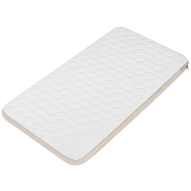 Patut co-sleeper, Lionelo, Pari, Multifunctional, Cu leganare, Reglabil in 6 pozitii pe inaltime, Saltea cu densitate T25, Geanta transport, 84x48x70-80 cm, Bej