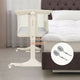 Patut co-sleeper, Lionelo, Pari, Multifunctional, Cu leganare, Reglabil in 6 pozitii pe inaltime, Saltea cu densitate T25, Geanta transport, 84x48x70-80 cm, Bej